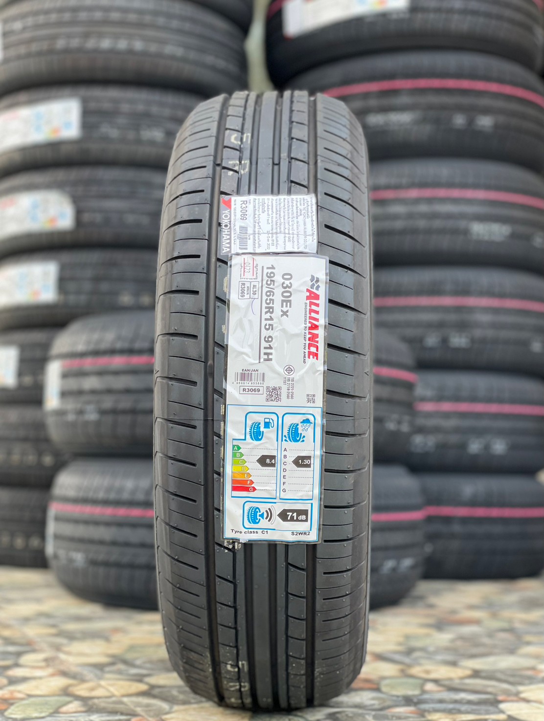 🌟 195/65R15 ALLIANCE AL30 By YOKOHAMA ยางใหม่ปี2023🌟