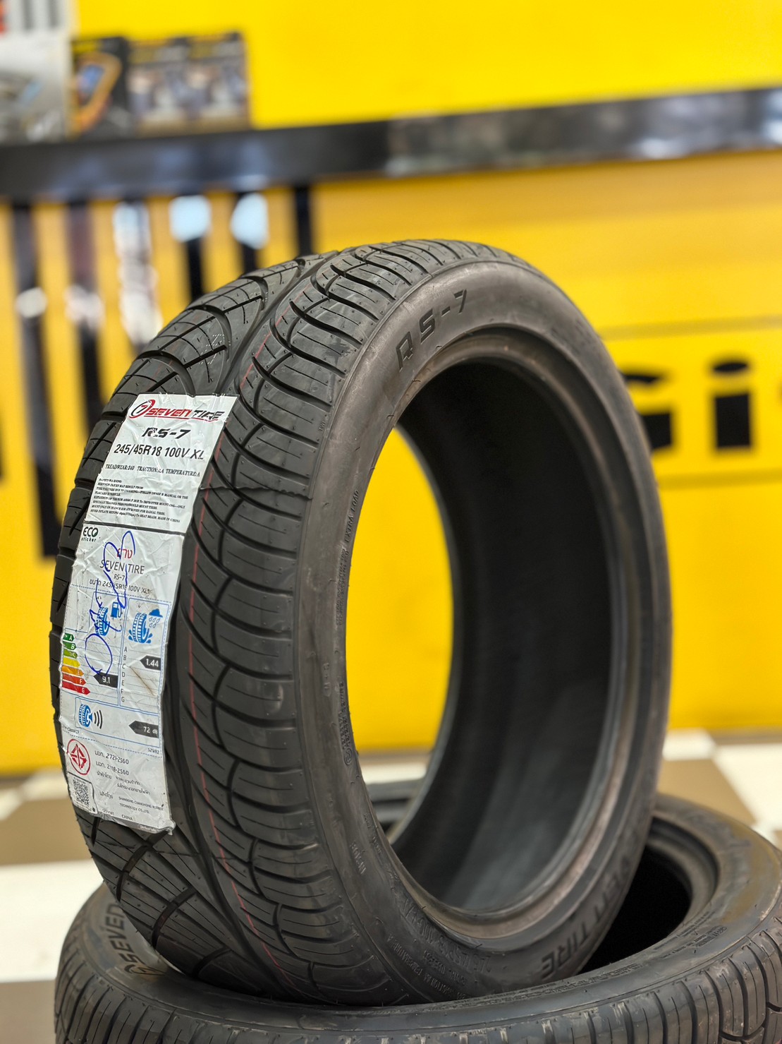 🔥🔥🔥 Prtomotion 🔥🔥🔥 245/45R18 275/40R18 SEVEN TIRE RS-7 ยางลายซิ่ง นุ่มหนึบ ยางใหม่ปี2023