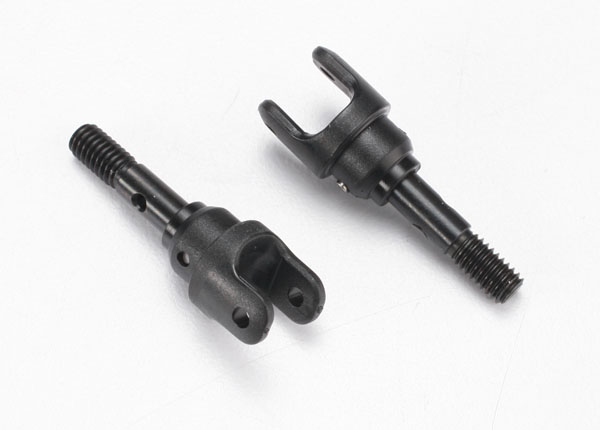 7054 Stub axle, steel (2)/ yokes (2) (assembled)