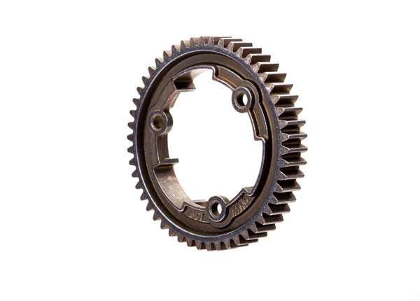 6448R Spur gear, 50-tooth, steel (wide-face, 1.0 metric pitch)