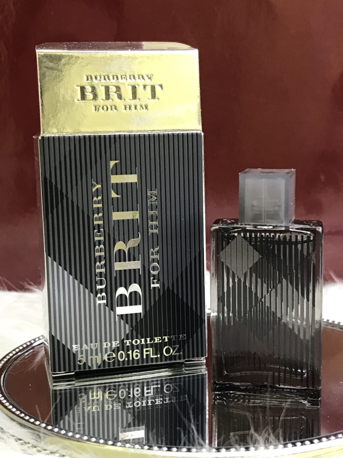 น้ำหอมผู้ชายBurberry Brit For Him Eau De Toilette 5 mlขนาดทดลอง