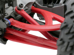 RPM-80609 1/16 E-REVO, SUMMIT Rear A-arms (Red)