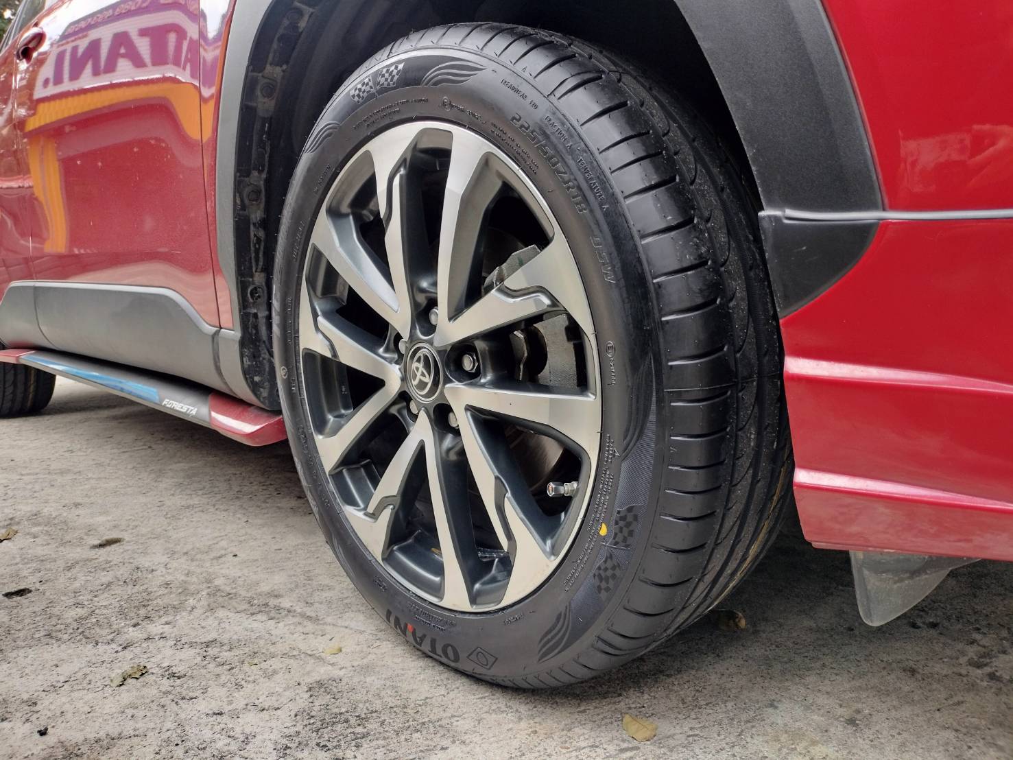 🚘#TOYOTA_CROSS เปลี่ยนยาง 🛞 #OTANI_KC2000_225/50R18