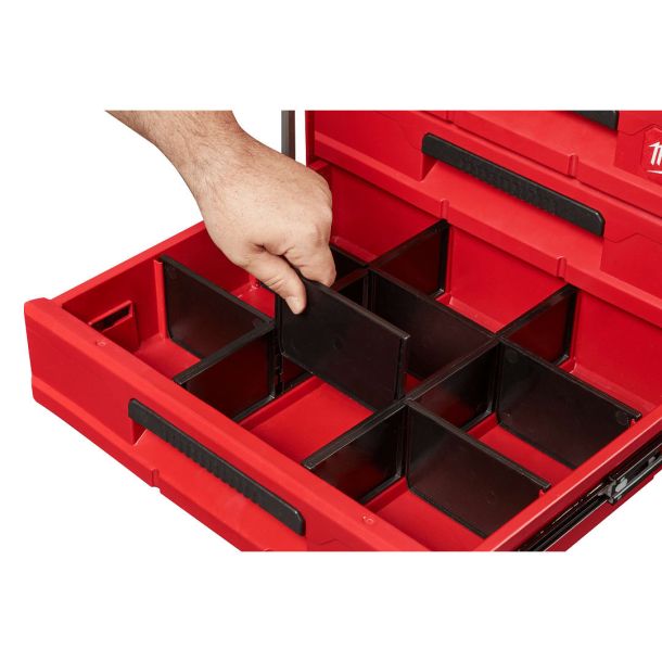 กล่องเครื่องมือลิ้นชัก 3 ลิ้นชัก 3 drawer packout PACKOUT รุ่น 48-22-8443 MILWAUKEE
