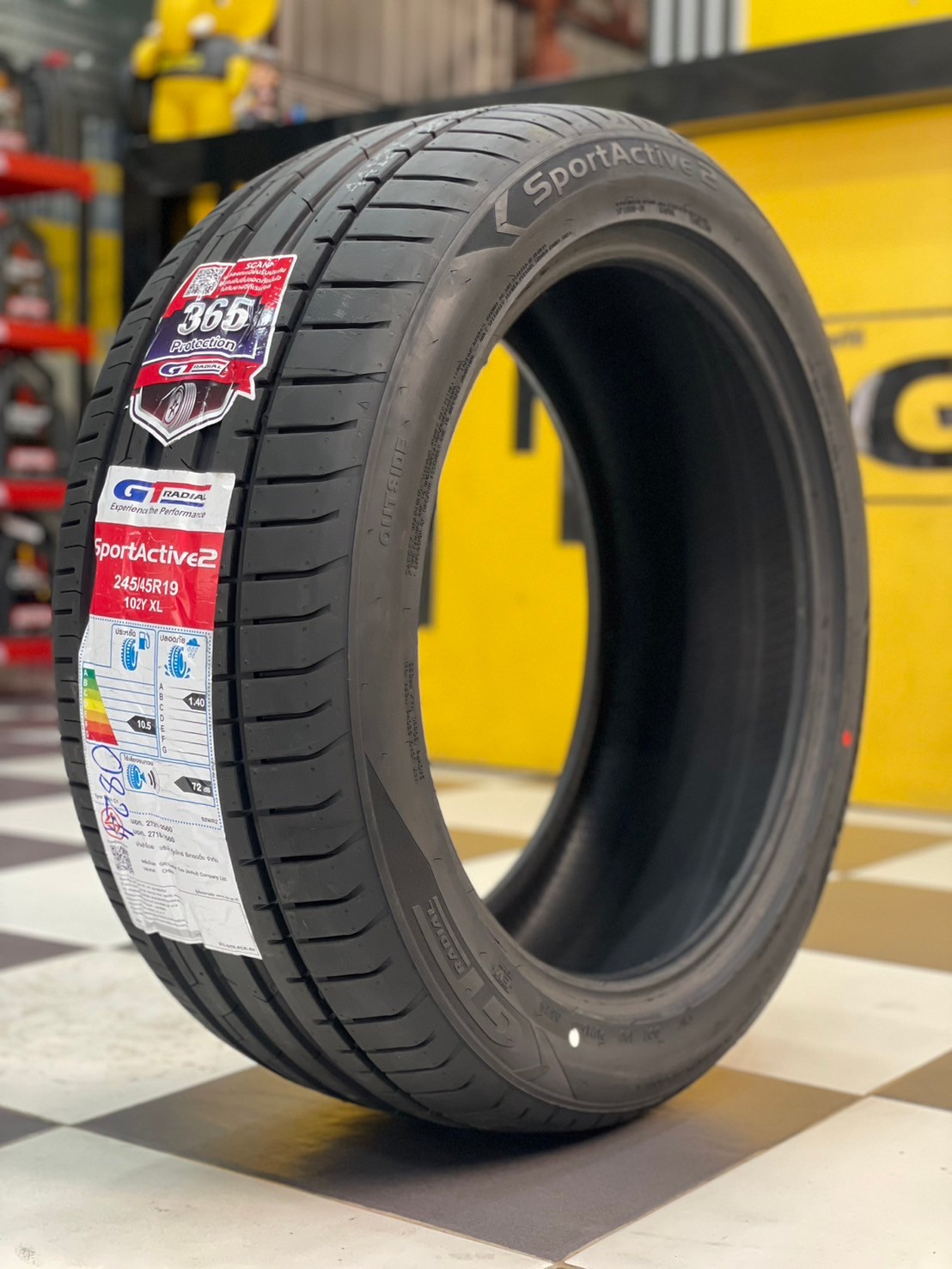 ยาง GT RADIAL SportActive2 245/45R19 ยางใหม่ปี2024 🔥 ราคาโปรโมชั่น 🔥
