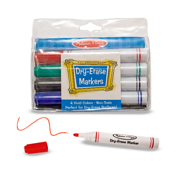 4122 Dry-Erase Marker Set (4 pc)