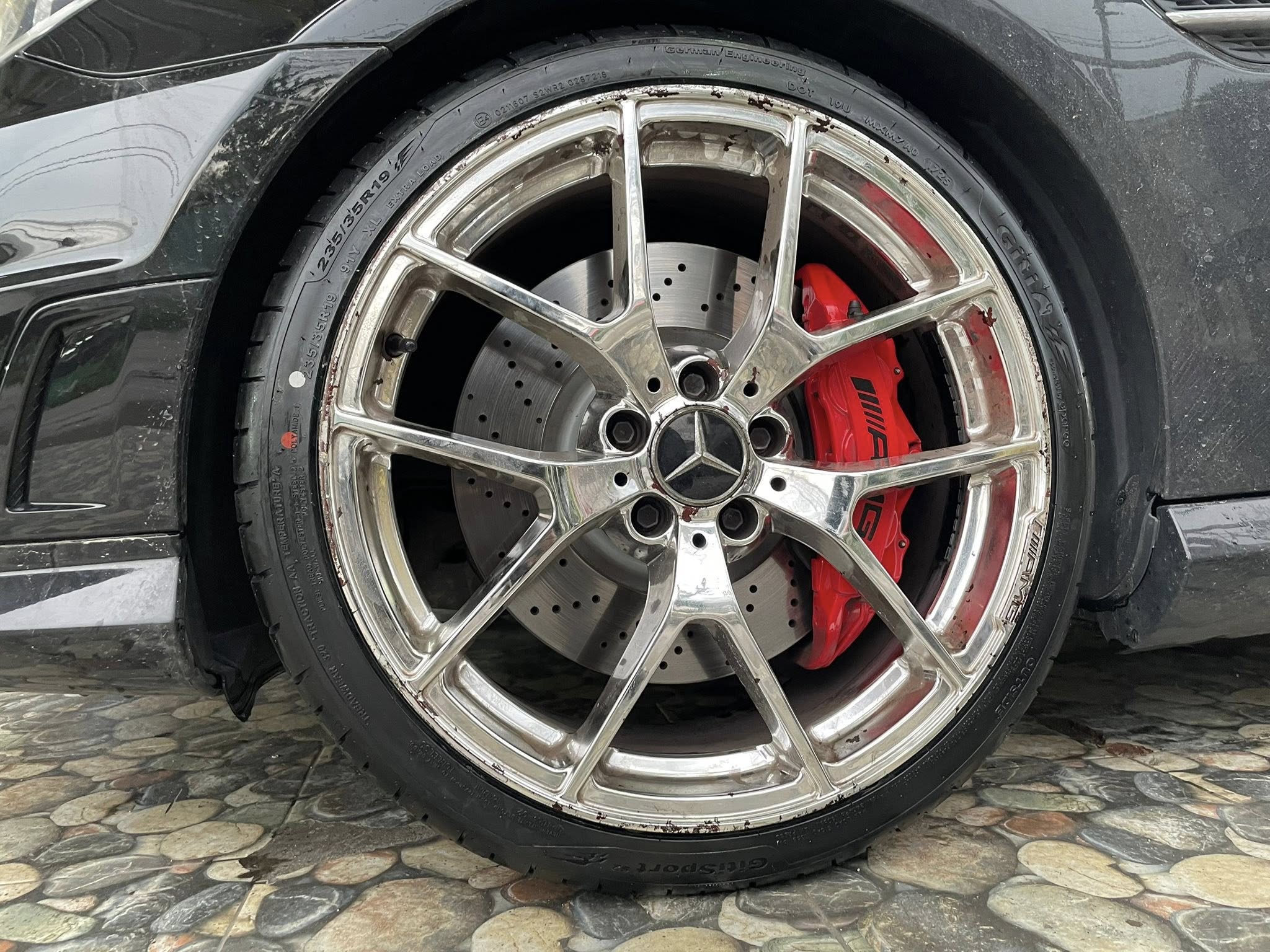 BENZ_SLK200 เปลี่ยนยาง 🛞🐘#GITI_SportS2_235/35R19