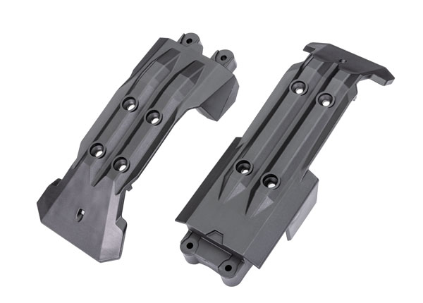 10244 Skidplate, front (1), rear (1) สำหรับ Maxx Slash