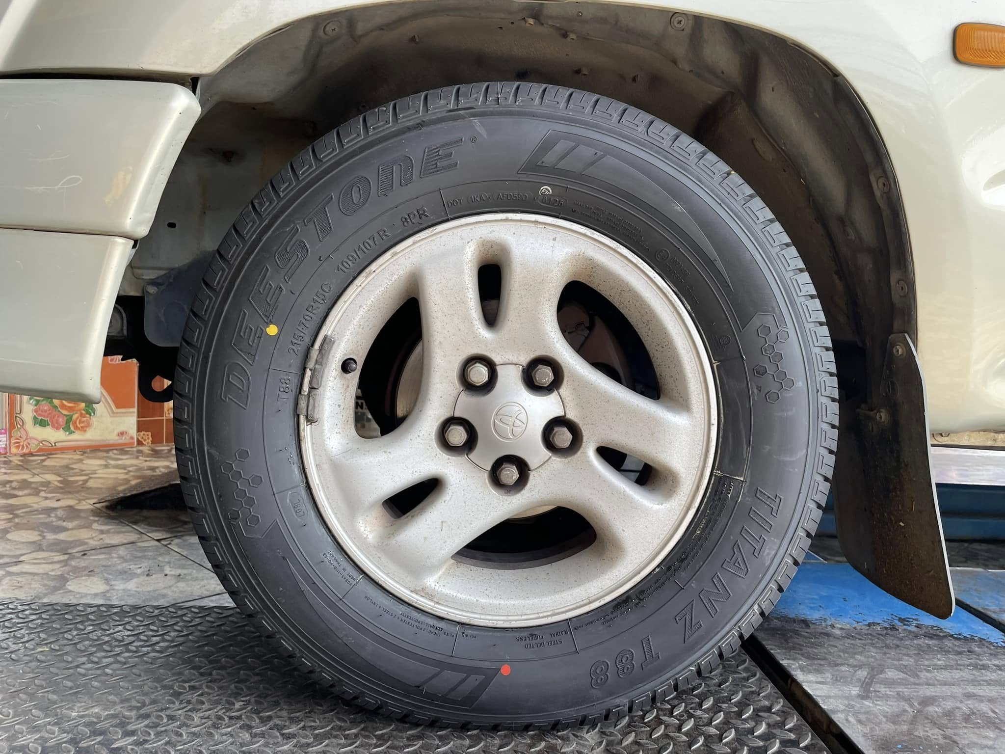 #TOYOTA_TIGER🛞 #DEESTONE_T88_215/70R15 เซอร์วิส #ช่วงล่าง