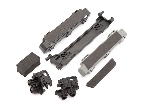 8919 Battery hold-down/ mounts (front & rear)/ battery compartment spacers/ foam pads