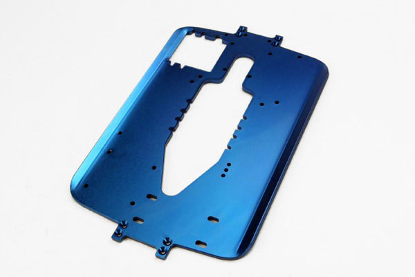 5122R Chassis, 6061-T6 aluminum (4.0mm) (blue) (standard replacement for all Maxx series)