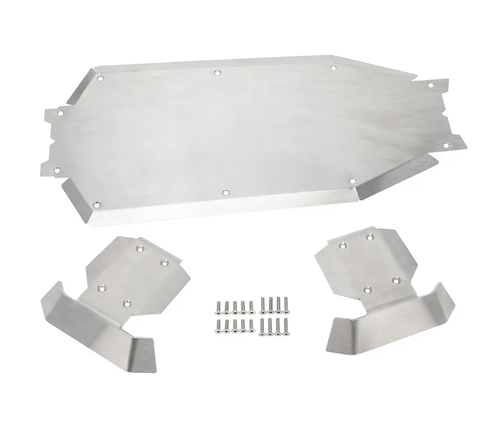 C32267 F&R Skid & Main Chassis Protection Plates for 1/8 Sledge 4WD Monster Truck