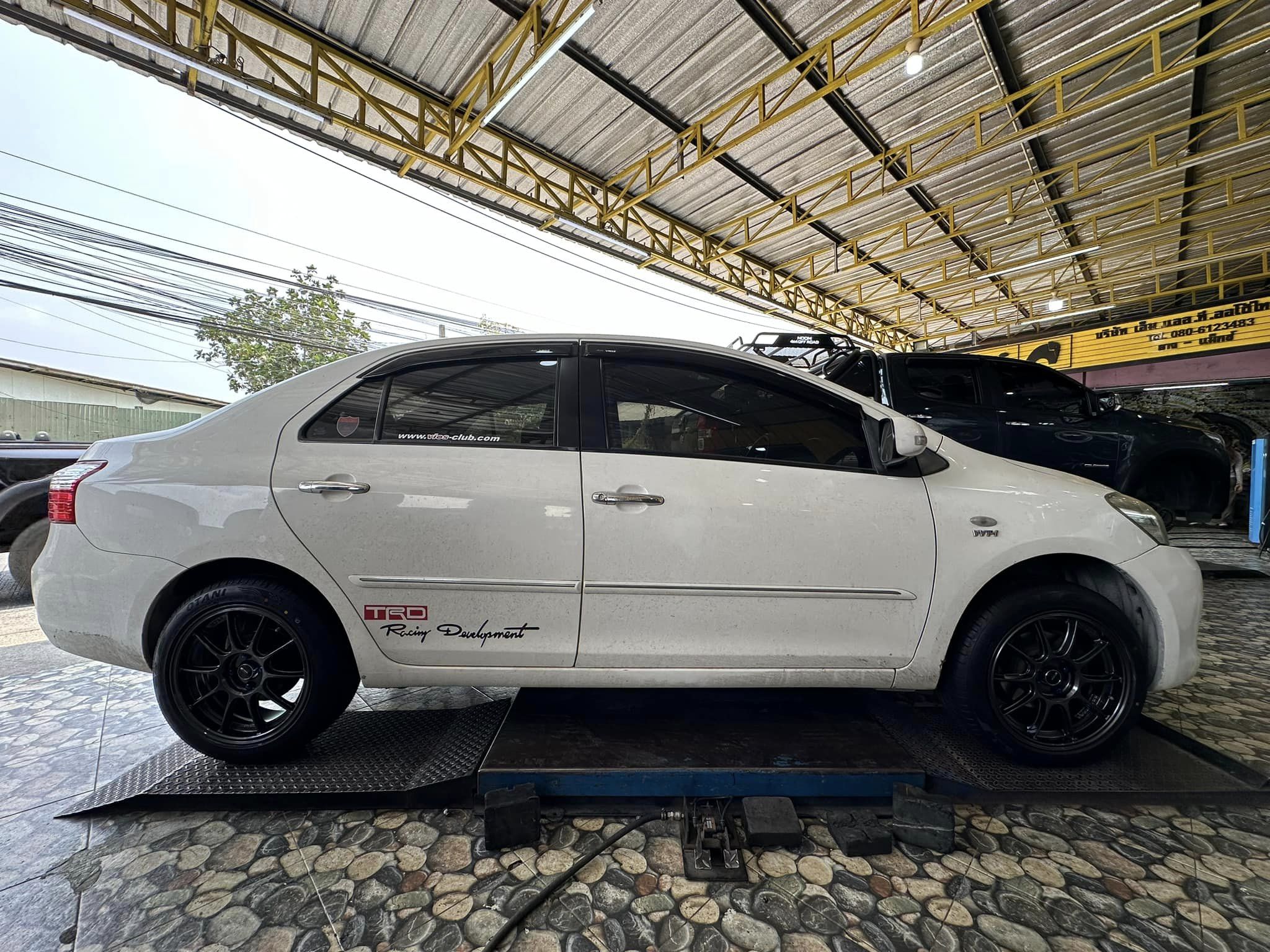 👉 ถูกใจวัยรุ่นสายเก๋ง 🚗🚘 🛞#TC105X 16x7 ET35 4x100🛞 สีไฮเปอร์แบล็ค #EmotionR BY #EmotionR พร้อมยางไทย #OTANI_EK1000 195/50R16 ⚙️ของแถมครบชุด🚗