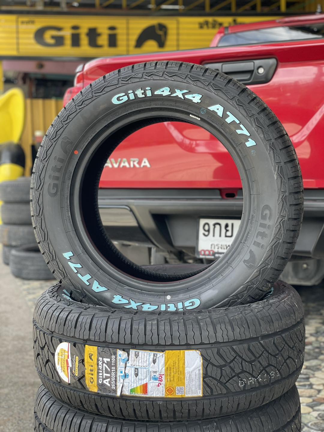 #NISSAN_NAVARA ยางจีที GITI 4x4 AT71 265/60R18