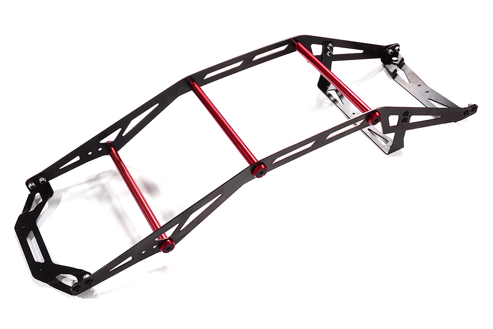 INT-C29616RED Metal Alloy Exo-Skeleton Body Roll Cage Kit for Traxxas X-Maxx 4X4