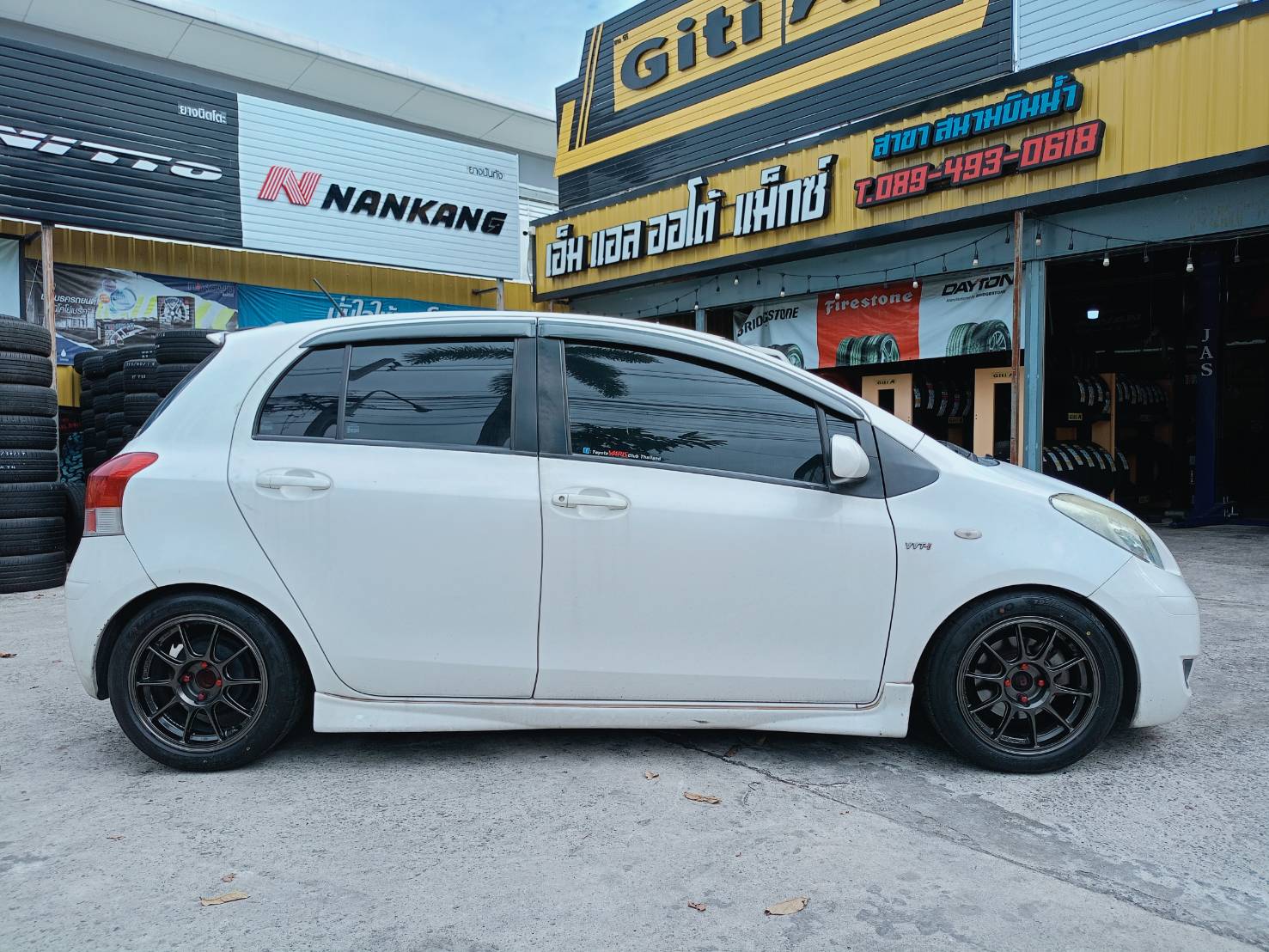 🚘 #TOYOTA_YARIS ติดตั้งเปลี่ยนยาง #KINTO_FORZA001_195/50R15