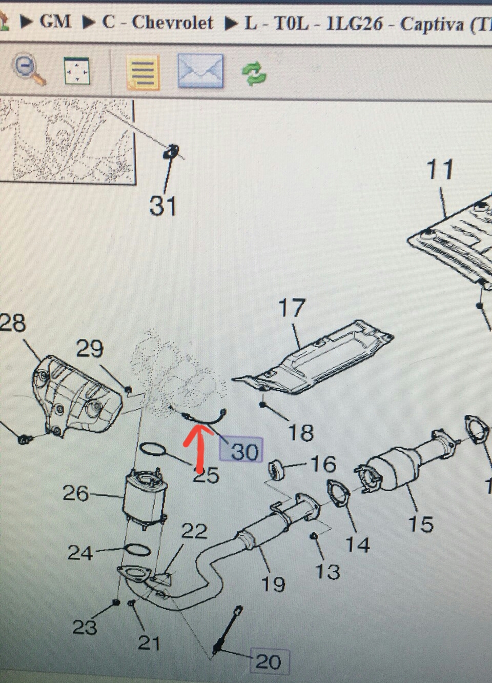 เซนเซอร์ออกซิเจน CAPTIVA 2.4.เบนซิน ปี2007-11(C100)