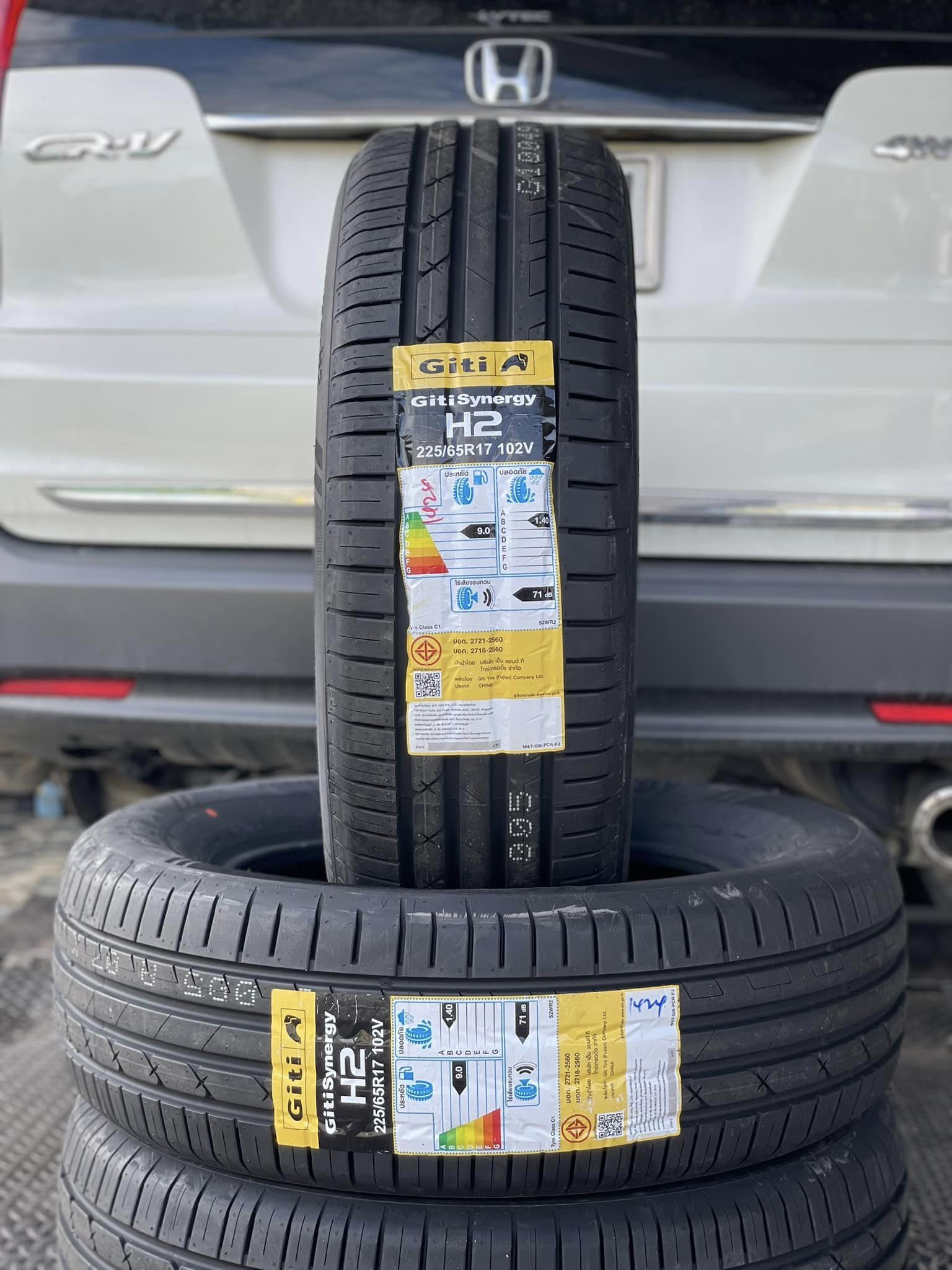 HONDA CRV เปลี่ยนยาง GITI SYNERGYH 2 225/65R17