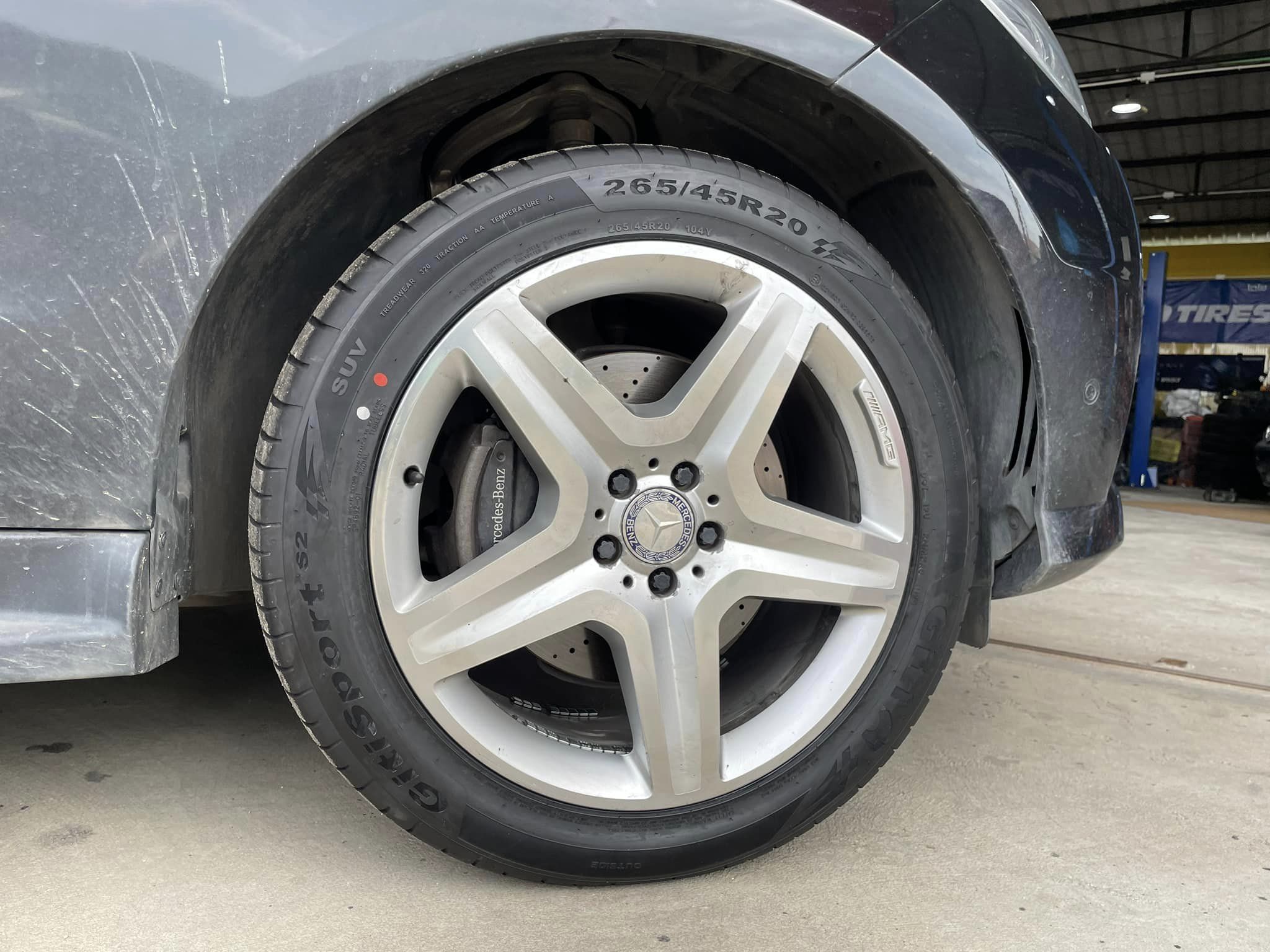 🚗#BENZ_MLเปลี่ยนยาง 🛞#ยางจีที #ยางสปอร์ตสมรรถนะการขับขี่สูง 🛞 🛞#Giti_SportS2 265/45R20 🛞 #บริการตั้งศูนย์🛞