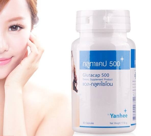ยันฮี กลูทาแคป 500 เผยผิวขาวใส ปรับสีผิวให้ขาวขึ้น ต้านอนุมูลอิสระ ชะลอริ้วรอย