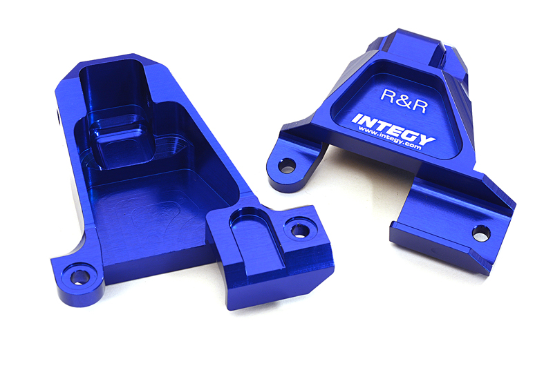 INT-C27977BLUE Billet Machined Alloy Rear Shock Tower for Traxxas TRX-4 Scale & Trail Crawler