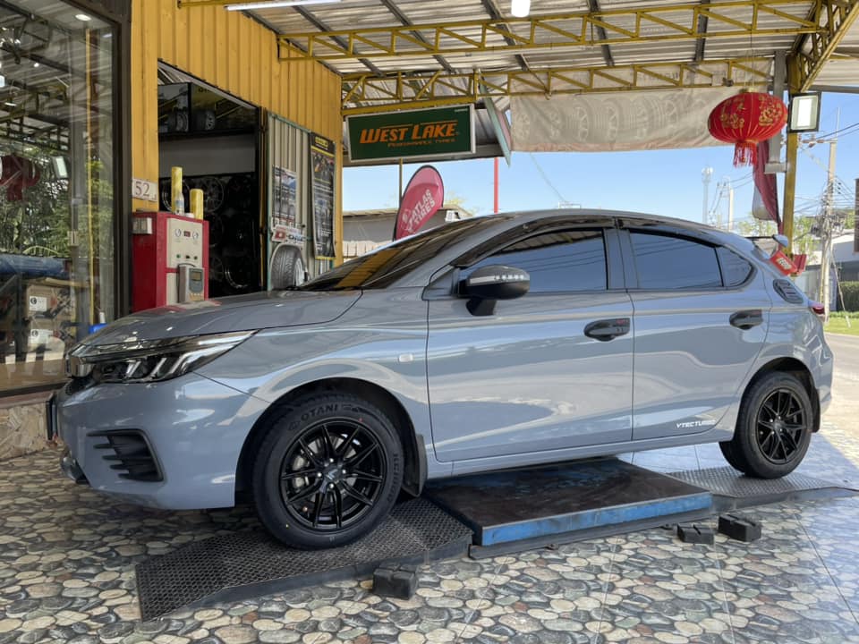 #HONDA_CITY #TURBO OTANI KC1000 195/60R15🔥 🔥ยางใหม่ปี2024 🔥🔥