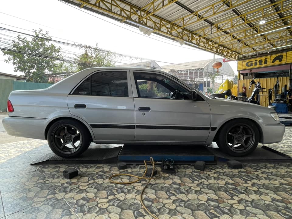 #TOYOTA_SOLUNA🛞เปลี่ยนยาง #GITI_SynergyE1 195/50R15