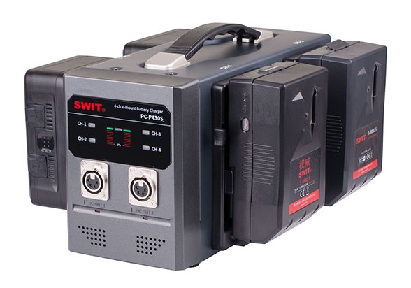 SWIT PC-P430S 4-ch V-mount Fast Charger