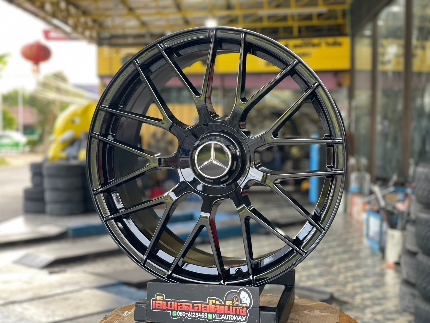 ล้อแม็กซ์ใหม่ สำหรับใส่รถ Mercedes-Benz ขอบ19" นิ้ว 5x112 ล้อเบาผลิตแบบ Flow Forming