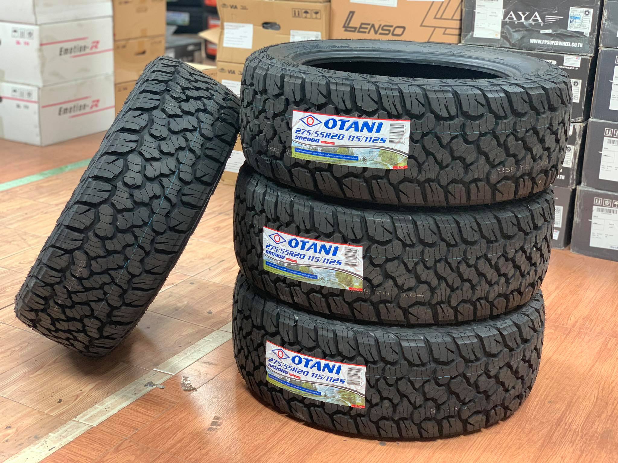OTANI SA2000 275/55R20 สายลุย คุณภาพแกร่ง ราคาพิเศษพร้อมติดตั้งฟรี สามารถสอบถามเพิ่มเติมได้ค่ะ