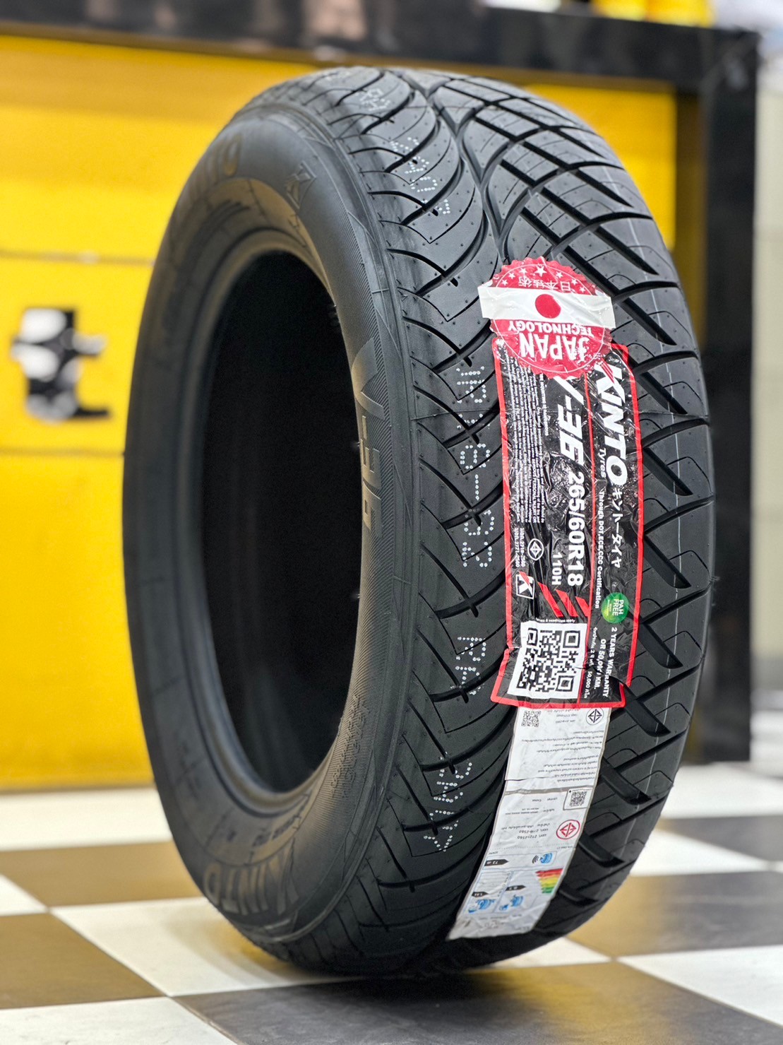 🔥🔥KINTO V36 265/60R18 ยางใหม่ปี2024 🔥🔥ยางซิ่ง นุ่มหนึบ รีดน้ำดี