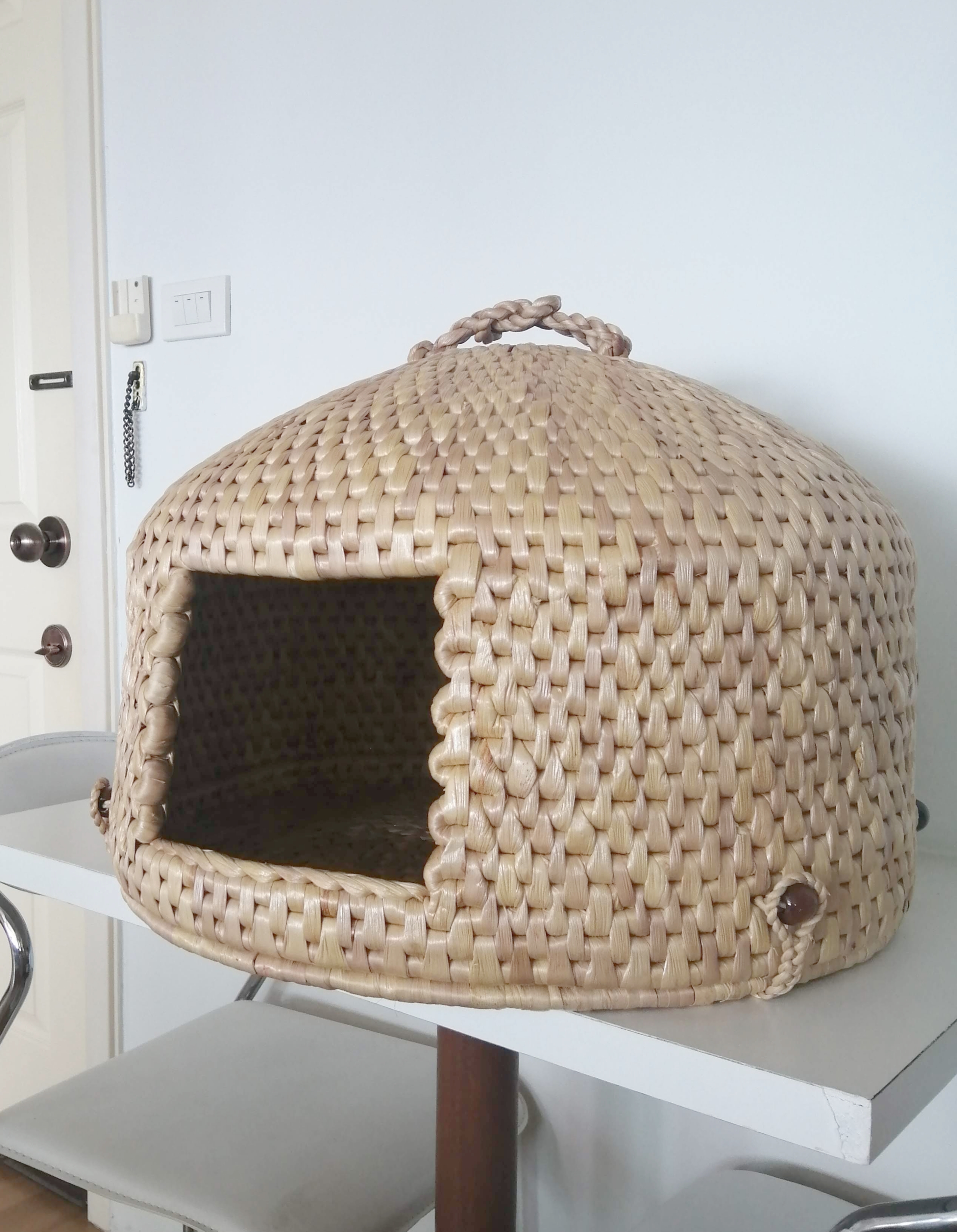 BSS501A :บ้านหมา บ้านแมว โดมแมว ที่นอนแมวขนาด 18นิ้ว ราคาส่ง 3ใบ