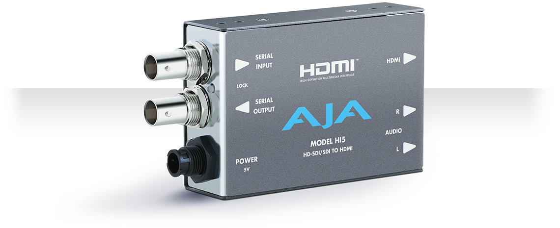 AJA Hi5 HD-SDI/SDI to HDMI Video and Audio Converter