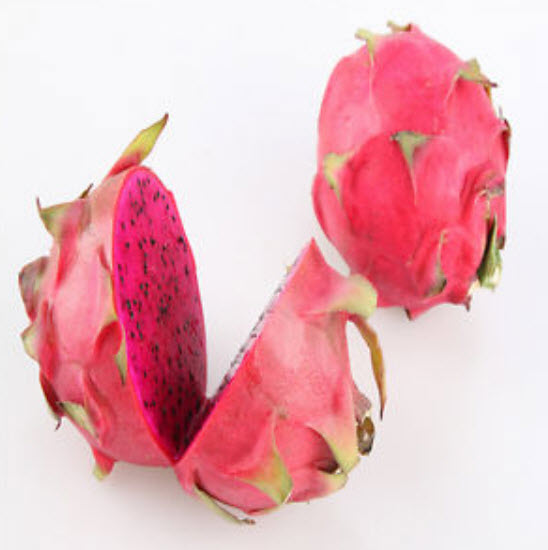 แก้วมังกรแดง (Red Pitaya) แดง เนื้อแดง / 50 เม็ด (นอก)