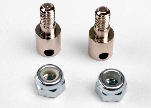 3180 Rod guides (2)/ 3mm nylon locknuts (2)