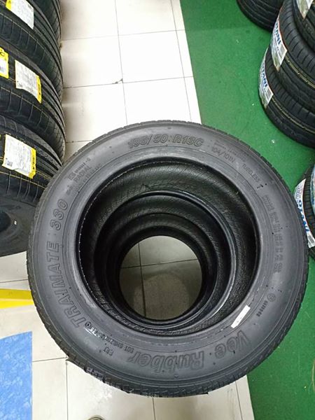 ยางใหม่ขอบ13 ยางแก้มเตี้ย Vee Ruber 195/50/R13