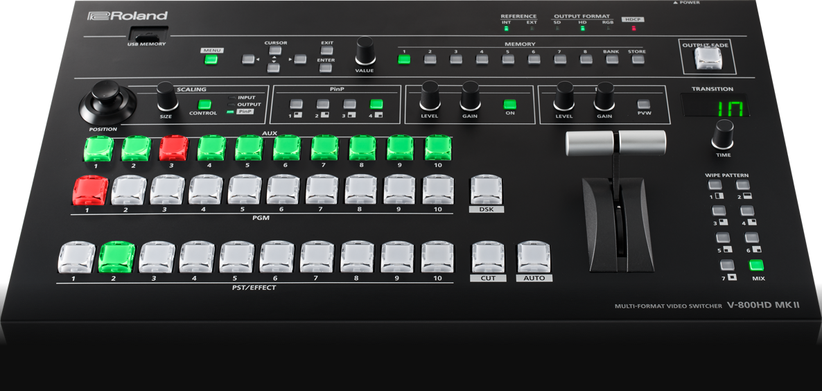 ROLAND V-800HD MK II MULTI-FORMAT VIDEO SWITCHER