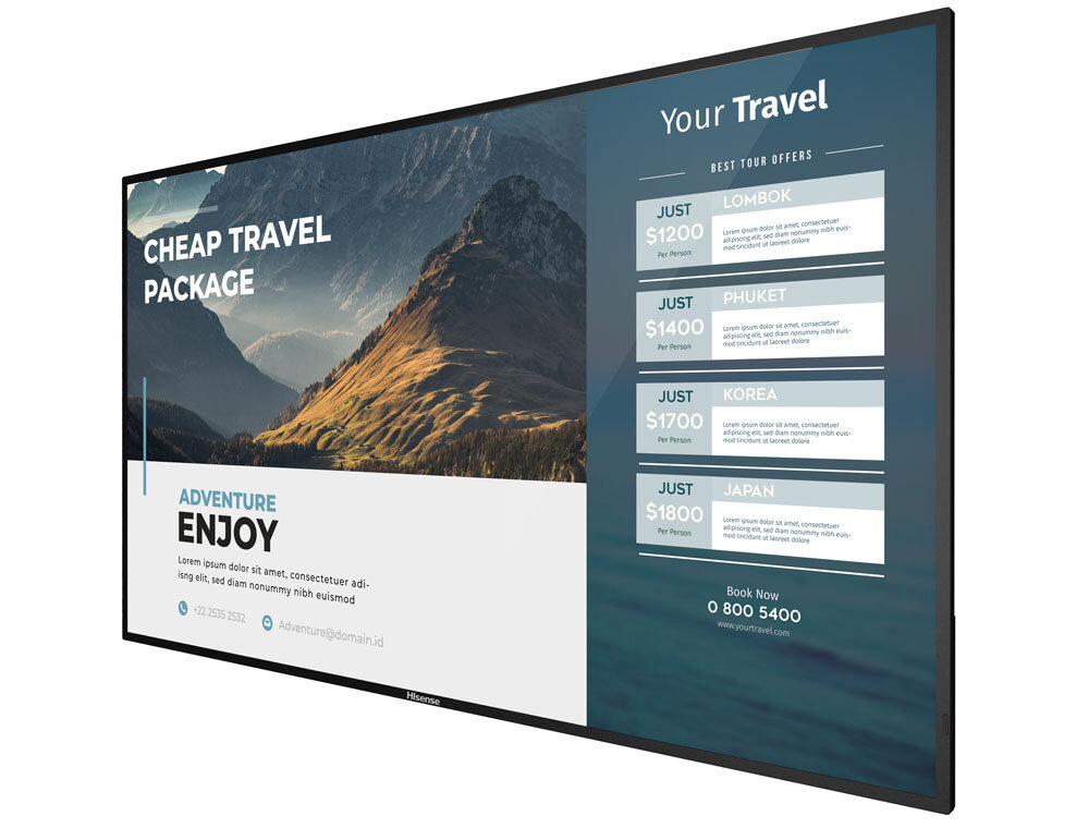 Hisense Digital Signage 65B4E31T