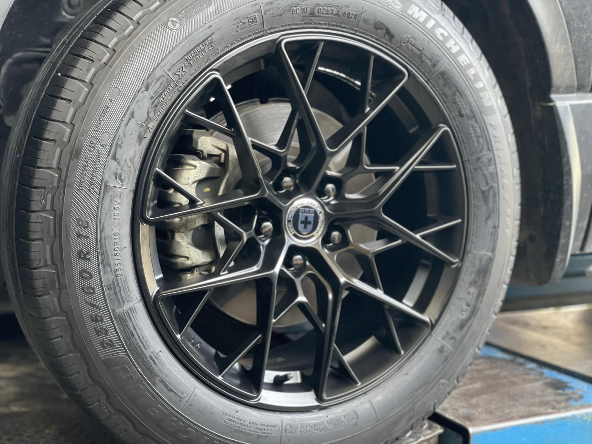 HONDA_CRV🚘 จัดเสริมหล่อ#ล้อแม็กซ์ใหม่ HRE FF45 18X8.0 ET35 5X113.1 MattBlack