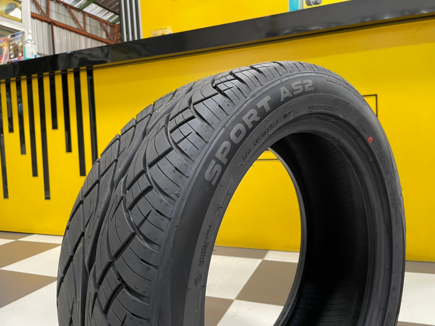 ยางใหม่ยางไทย สปอร์ตนุ่มหนึบ GOODRIDE AS2 235/50R18 เทรดเวย์280 ยางใหม่ปี2022