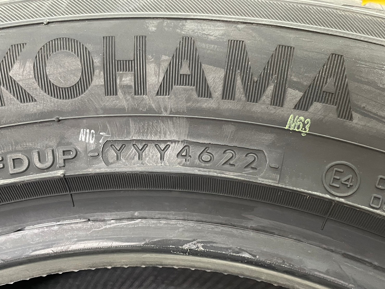 YOKOHAMA ADVAN dB V552 225/55R17 ยางใหม่ปี2022