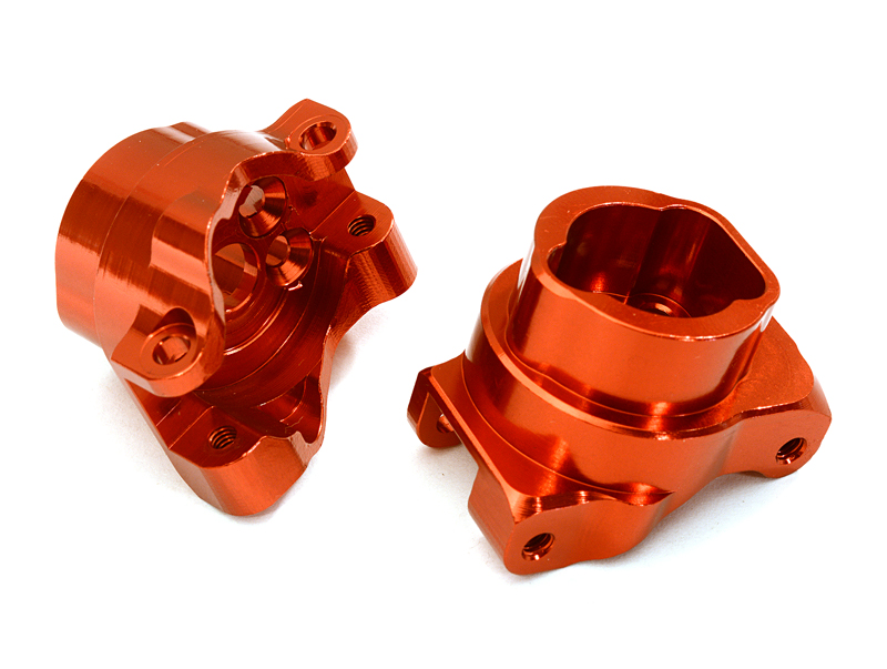 INT-C27991RED Billet Machined Alloy Rear Portal Drive Axle Mount for Traxxas TRX-4 Crawler