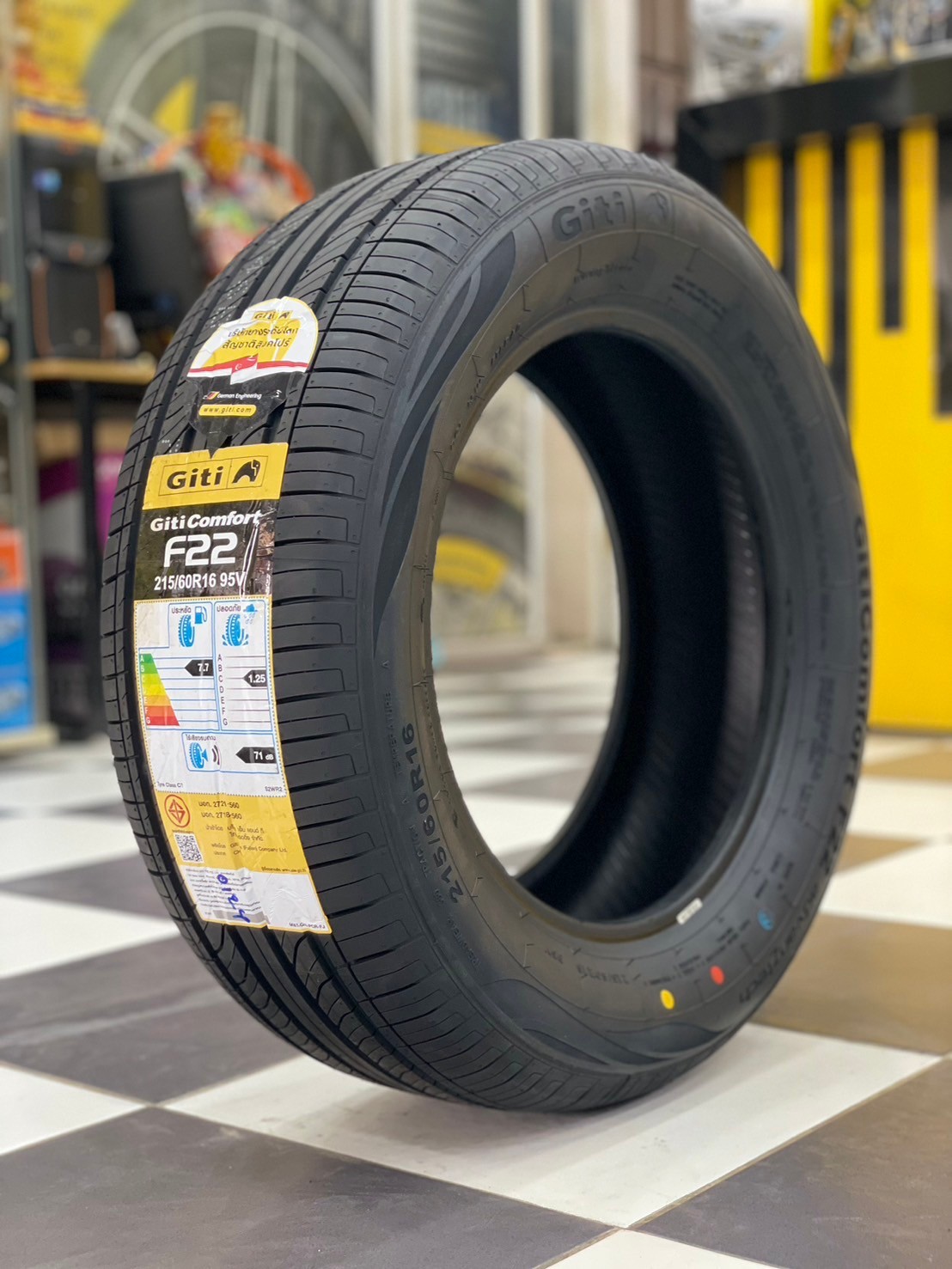 GITI Comfort F22 215/60R16 ยางคุณภาพดีนุ่มเงียบ ยางใหม่ปี2024