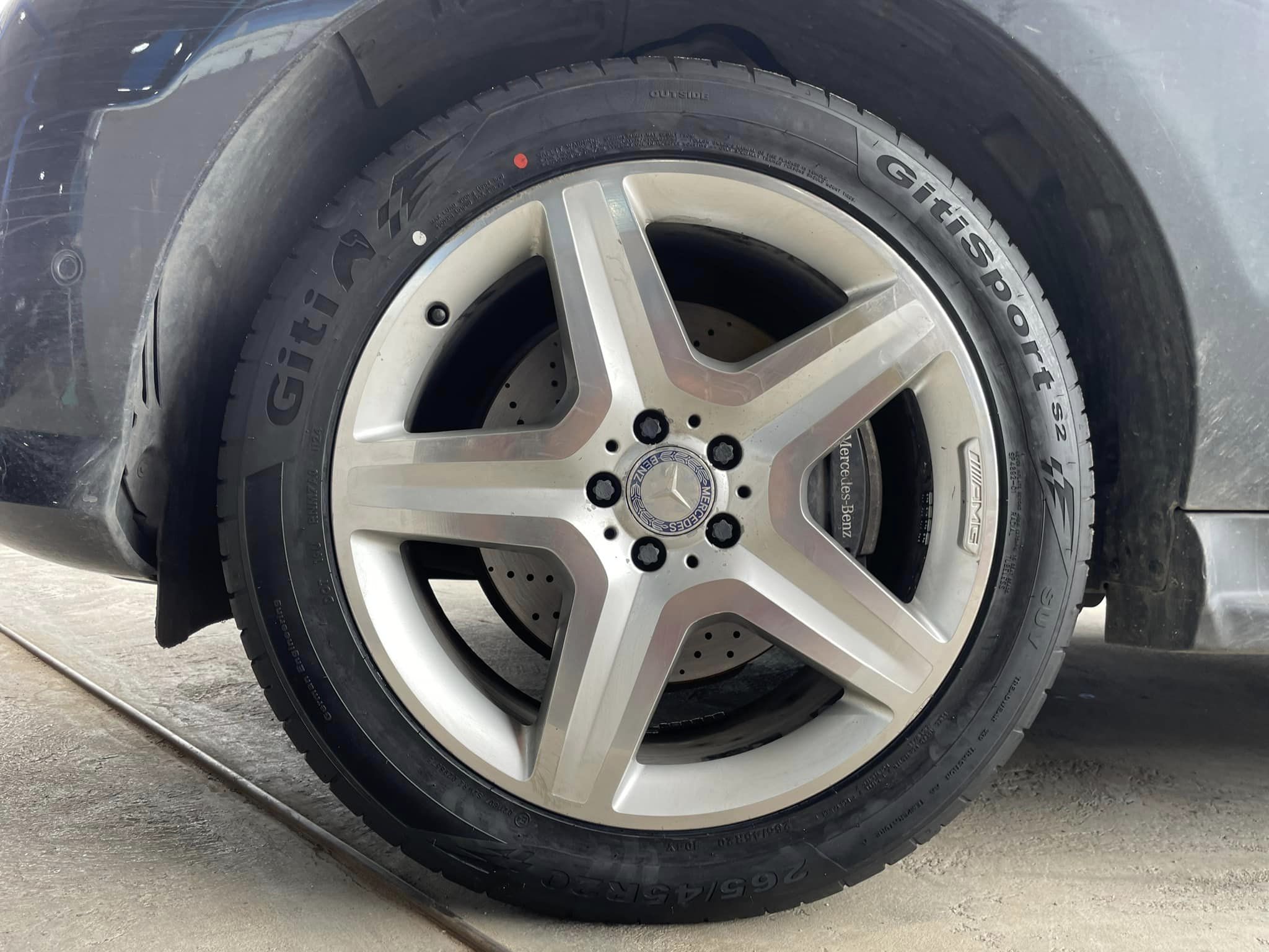 🚗#BENZ_MLเปลี่ยนยาง 🛞#ยางจีที #ยางสปอร์ตสมรรถนะการขับขี่สูง 🛞 🛞#Giti_SportS2 265/45R20 🛞 #บริการตั้งศูนย์🛞