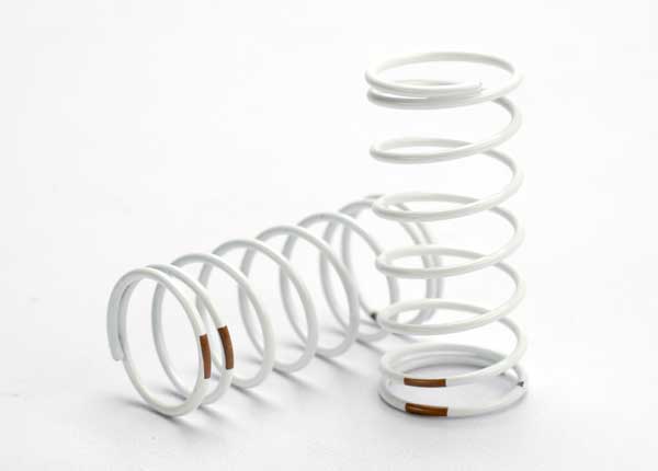 5429 Spring, shock (white) (GTR) (rear) (1.0 rate tan) (1 pair)