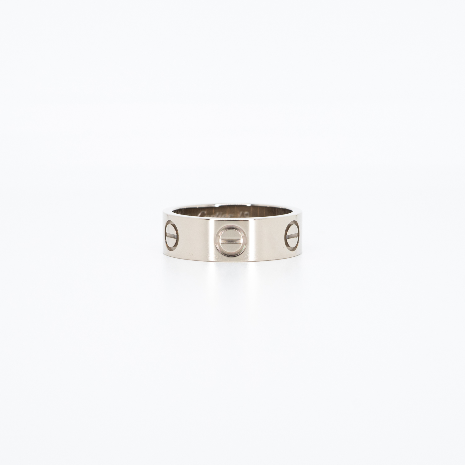 แหวน Cartier Love ทองขาว18K ไซส์ 49# (Used) +กล่องและการ์ดไทย