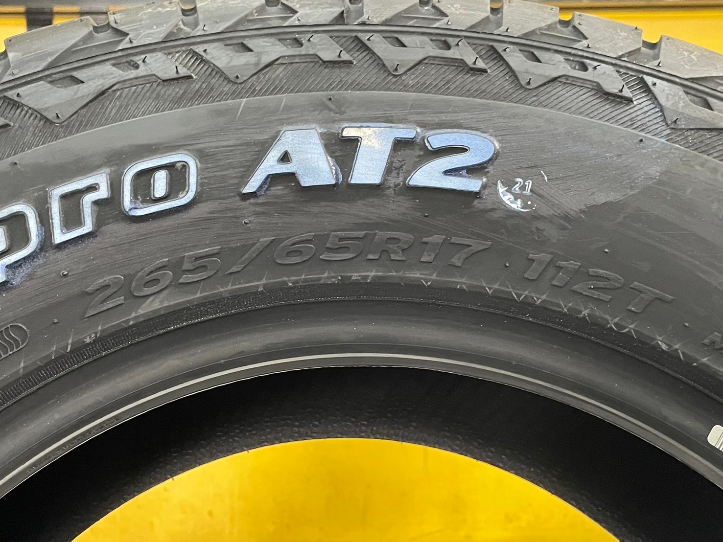 ยางใหม่ HANKOOK AT2 RF11 265/65R17 ยางฮันคุ๊กยางใหม่ปี2024 HANKOOK Dynapro AT2