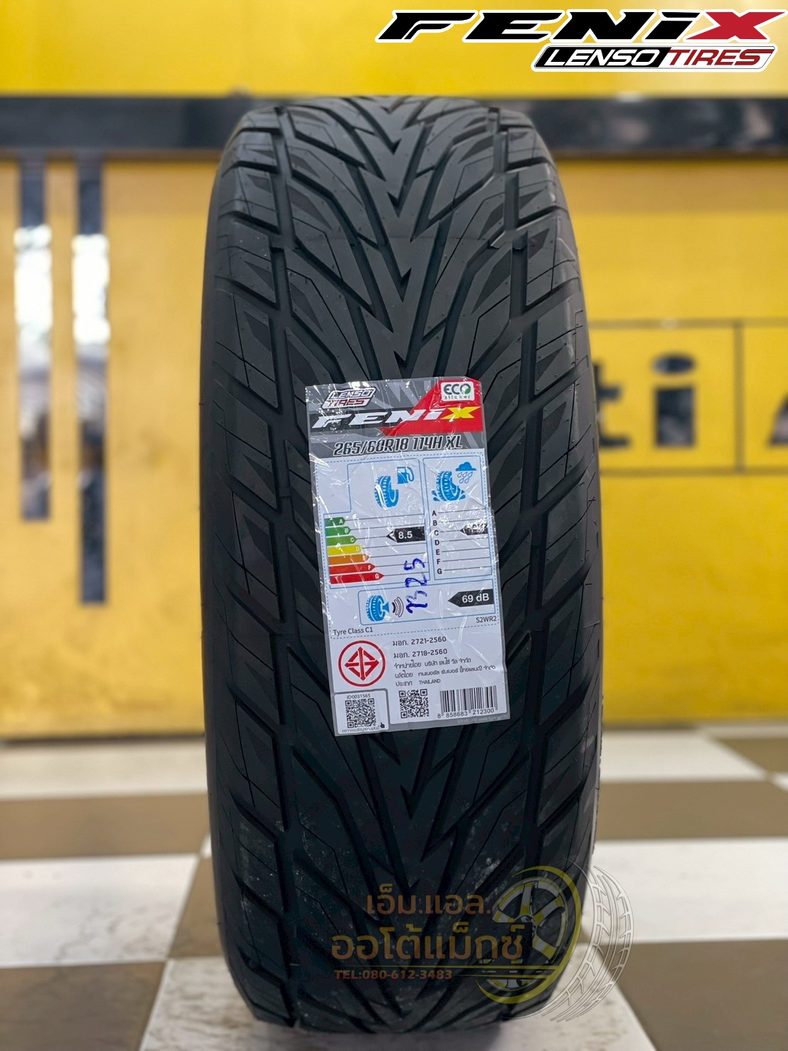#ยางใหม่ #เลนโซ่ #LENSO_TIRES #FENIX 265/60R18 ยางใหม่ปี2025