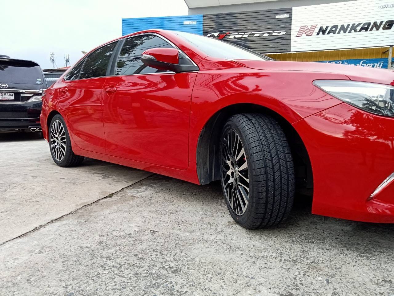 🚘#TOYOTA_CAMRY เปลี่ยนยาง🛞 #GOODYEAR_EagleTouring_235/45R18