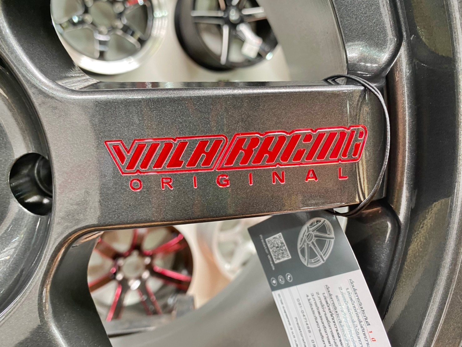 ล้อแม็กใหม่ Te37 ขอบ18 สีเทากันหยอดแดง 5รู114 กว้าง 8.5 ออฟ35